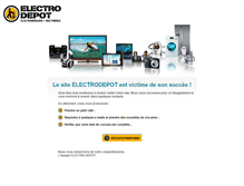 Tablet Screenshot of delestage.electrodepot.pictime.fr